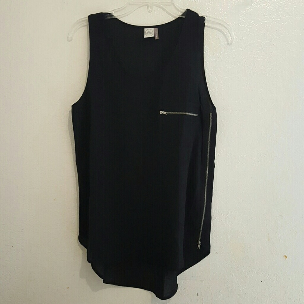 NWOT Paper Crane Side Zipper Tank
